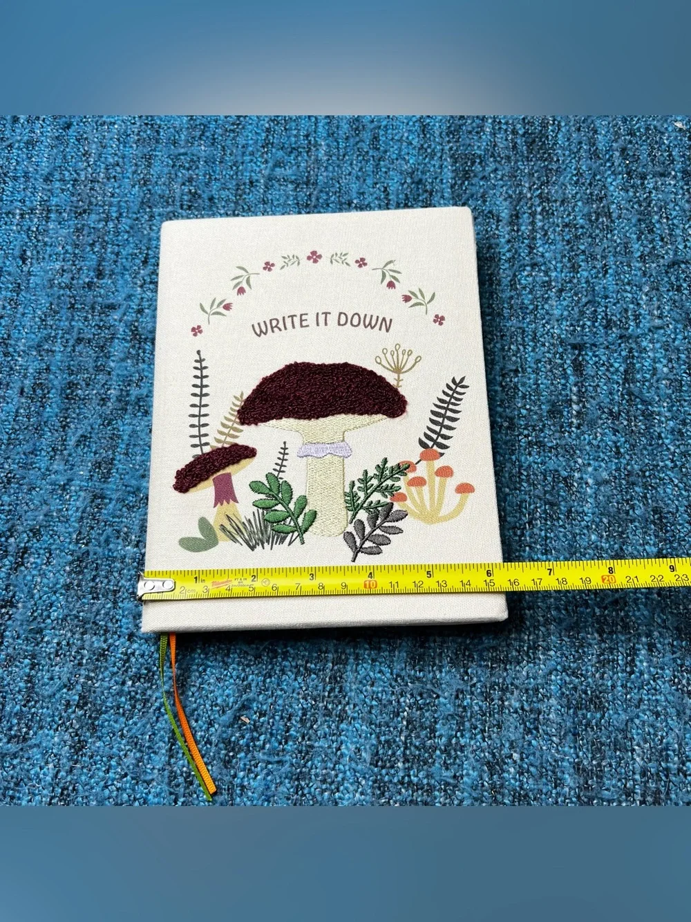 James Burke Collection Mushroom Embroidered Journal Notebook 8